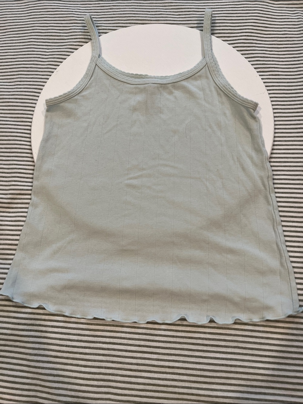 SKIMS Sage Green Ribbed Cami